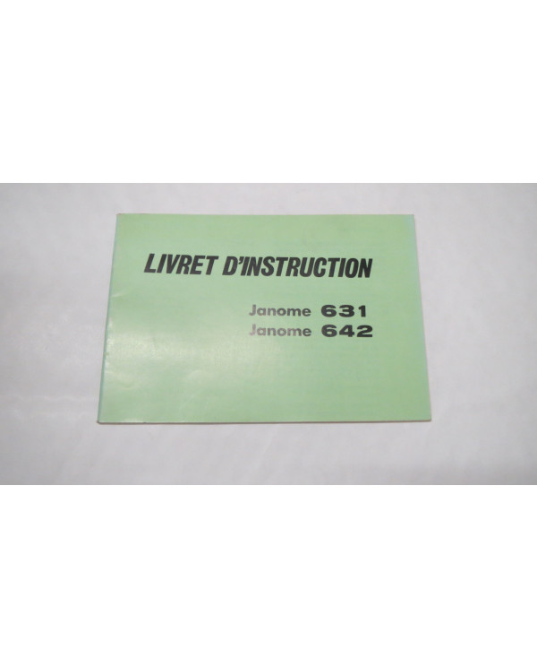 Manual for Janome 631 642 (French)